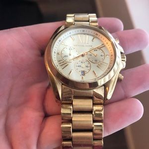 Gold Michael Kors Bradshaw Watch
